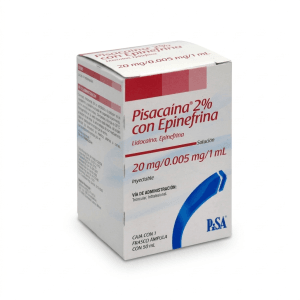 PISACAINA LIDOCAINA CON EPINEFRINA 2%