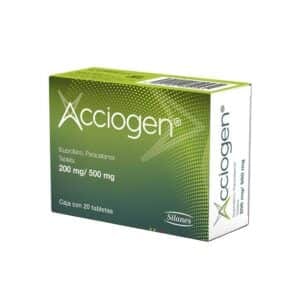 ACCIOGEN IBUPROFENO/PARACETAMOL200/500MG C/20TABLETAS