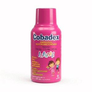 AMBROXOL/DEXTROMETORFANO COBADEX JARABE INFANTIL 120ML