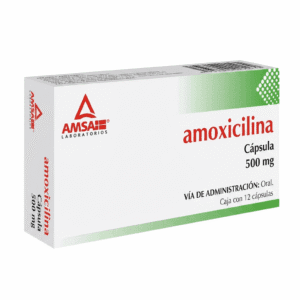AMOXICILINA DE AMSA 500MG C/12 CAPS