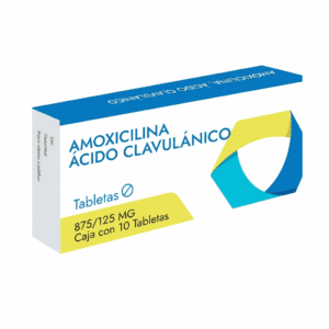 AMOXICILINA/ACID CLAVULANICO DE SALUCOM 875/125MG C/10 TAB