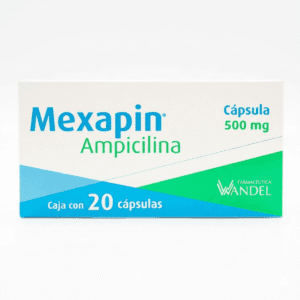 AMPICILINA 500MG MEXAPIN C/20 CAPSULAS