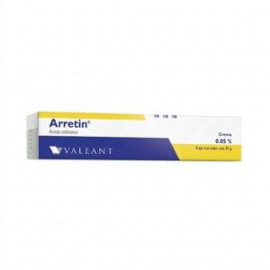 ARRETIN TRETINOINA (ACIDO RETINOICO) 0.05% CREMA C/TUBO 30GR