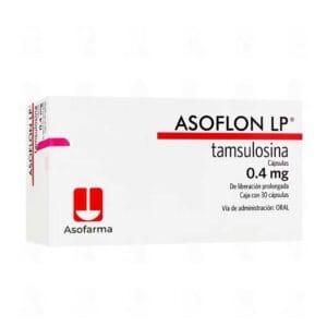 ASOFLON-DUO DUTASTERIDA-TAMSULOSINA 0.50/0.40MG C/30 CAPSULAS