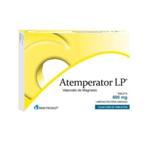ATEMPERATOR LP VALPROATO DE MAGNESIO  20 TAB 600MG