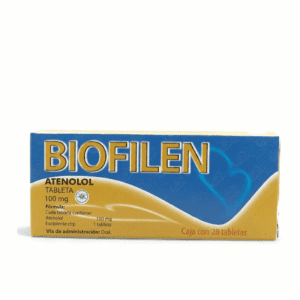 ATENOLOL BIOFILEN 28 TAB 100MG