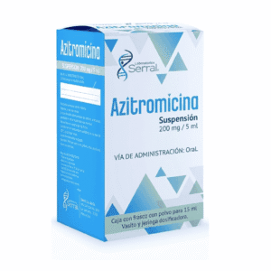 AZITROMICINA DE SERRAL 200MG/5ML SUSP C/15 ML