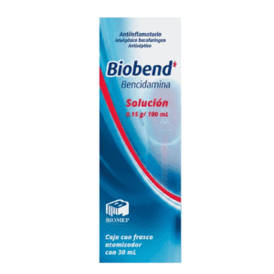 BENCIDAMINA BIOBEND SOLUCION 0.15G/100ML ATOMIZADOR C/30ML