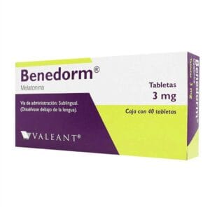 BENEDORM MELATONINA 3MG TAB 20 SUBLINGUAL