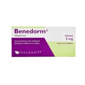 BENEDORM MELATONINA 5 MG TAB 20 SUBLINGUAL