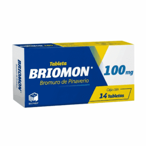 BROMURO DE PINAVERIO 100MG BRIOMON C/14 TABLETAS NBIOMEP
