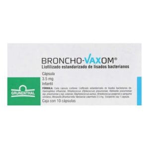 BRONCHO VAXOM LISADOS BACTERIANOS INF 3.5MG C/10 CAP