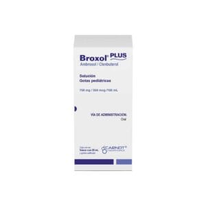 BROXOL PLUS PEDIATRICO AMBROXOL/CLENBUTEROL 750MG/500MCG/100ML C/FRASCO 20ML