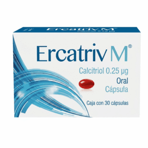 CALCITRIOL ERCATRIV-M 0.25UG C/30 CAPS