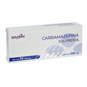CARBAMAZEPINA SOLPREXOL 200MG C/20 TABLETAS