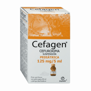 CEFAGEN SUSPENSION PEDIÁTRICA 125MG/5ML