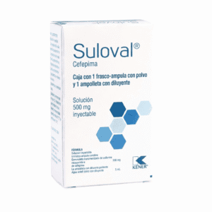 CEFEPIMA 500MG SULOVAL SOL INY C/FRASCO AMPULA KENER