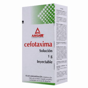 CEFOTAXIMA AMSA 1G INYECTABLE