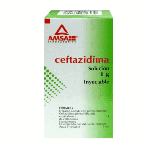 CEFTAZIDIMA 1G SOL INY C/FRASCO AMPULA