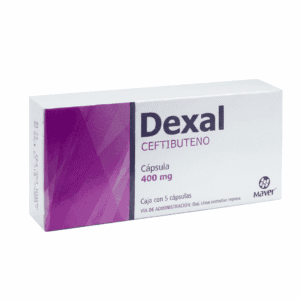 CEFTIBUTENO DEXAL 400MG C/5 CAPS