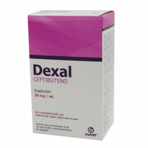 CEFTIBUTENO DEXAL SUSPENSION 36MG/ML