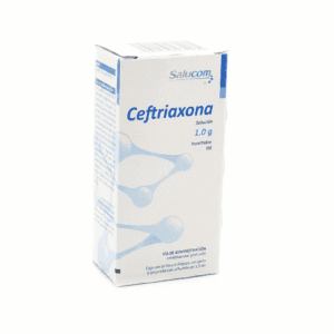 CEFTRIAXONA 1G IM SOL INY C/FRASCO AMPULA SALUCOM