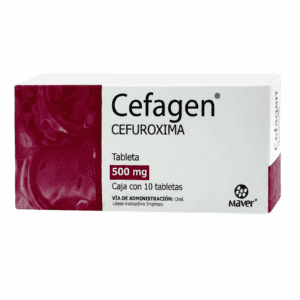 CEFUROXIMA CEFAGEN 500 MG TAB C/10
