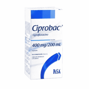 CIPROBAC CIPROFLOXACINO SOL INY 400MG/200ML
