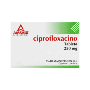 CIPROFLOXACINO 250MG  CIQFADIN C/8 TABLETAS