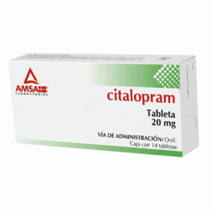 CITALOPRAM 20MG C/14 TABLETAS AMSA