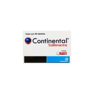 CONTINENTAL SOLIFENACINA  10MG C/20 TAB