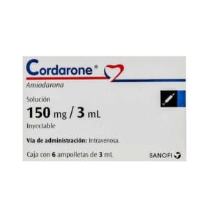 CORDARONE AMIODARONA 150MG/3ML SOL INY C/6 AMPOLLETAS