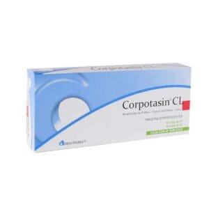 CORPOTASIN CL BICARBONATO POTASICO/CLORURO DE POTASIO/LISINA TAB EFERV C/50