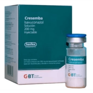 CRESEMBA ISAVUCONAZOL 200MG SOLUCION INYECTABLE CAJA FRASCO AMPULA