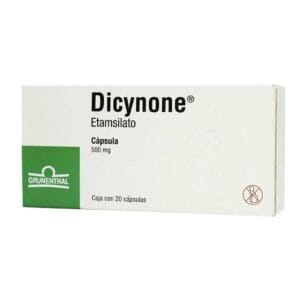DICYNONE ETAMSILATO 500MG C/20 CAPS