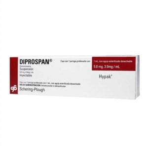 DIPROSPAN HYPAK BETAMETASONA 5.0MG/2.0MG/ML SOL.INY C/1 JGA PRELLENADA
