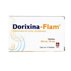 DORIXINA FLAM CLONIXINATO DE LISINA/DICLOFENACO 250/50MG C/14 TABLETAS