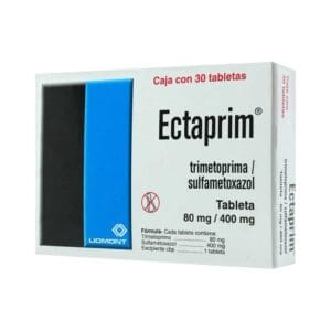 ECTAPRIM TRIMETOPRIMA/SULAFAMETOXASOL 80/400MG TAB C30