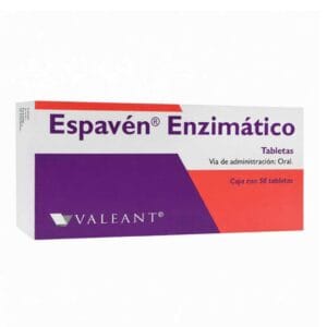 ESPAVEN ENZIMATICO DIMETICONA, PANCREATINA, BILIS DE BUEY C/50 TAB