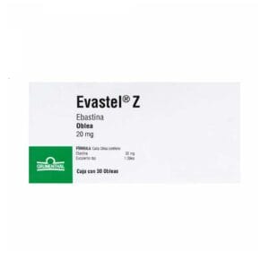 EVASTEL Z EBASTINA 20MG C/30 OBLEAS