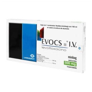 EVOCS III LEVOFLOXACINO 500MG I.V. SOL INY 100ML