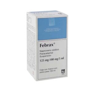 FEBRAX NAPROXENO/PARACETAMOL SUSPENSION 100ML