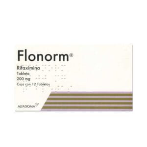 FLONORM RIFAXIMINA 12 TABS 200MG