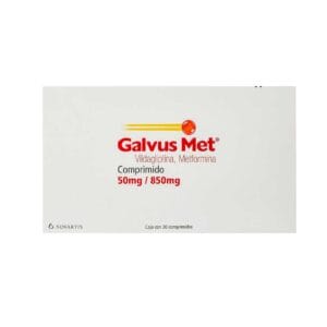 GALVUS MET VILDAGLIPTINA/METFORMINA 50MG/850MG 30COMP