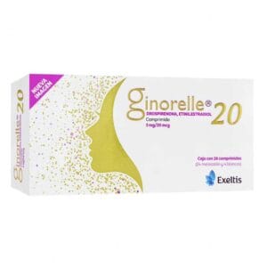 GINORELLE 20 DROSPIRENONA/ETINILESTRADIOL 3MG/20MCG C/28 COMPRIMIDOS