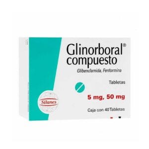 GLINORBORAL COMPUESTO GLIBENCLAMIDA/FENFORMINA  C/40 TAB