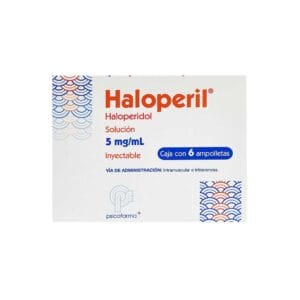 HALOPERIL HALOPERIDOL 5 MG/ML SOL INY C/6 AMP