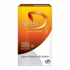 HISTOFIL COLECALCIFEROL (VITAMINA D) 4000UI C/60 TAB