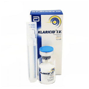 KLARICID I.V CLARITROMICINA SOL INY 500MG C/1 AMP