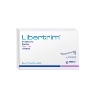 LIBERTRIM TRIMEBUTINA SOLUCION INYECTABLE 50MG/5ML C/6 AMPOLLETAS 5ML